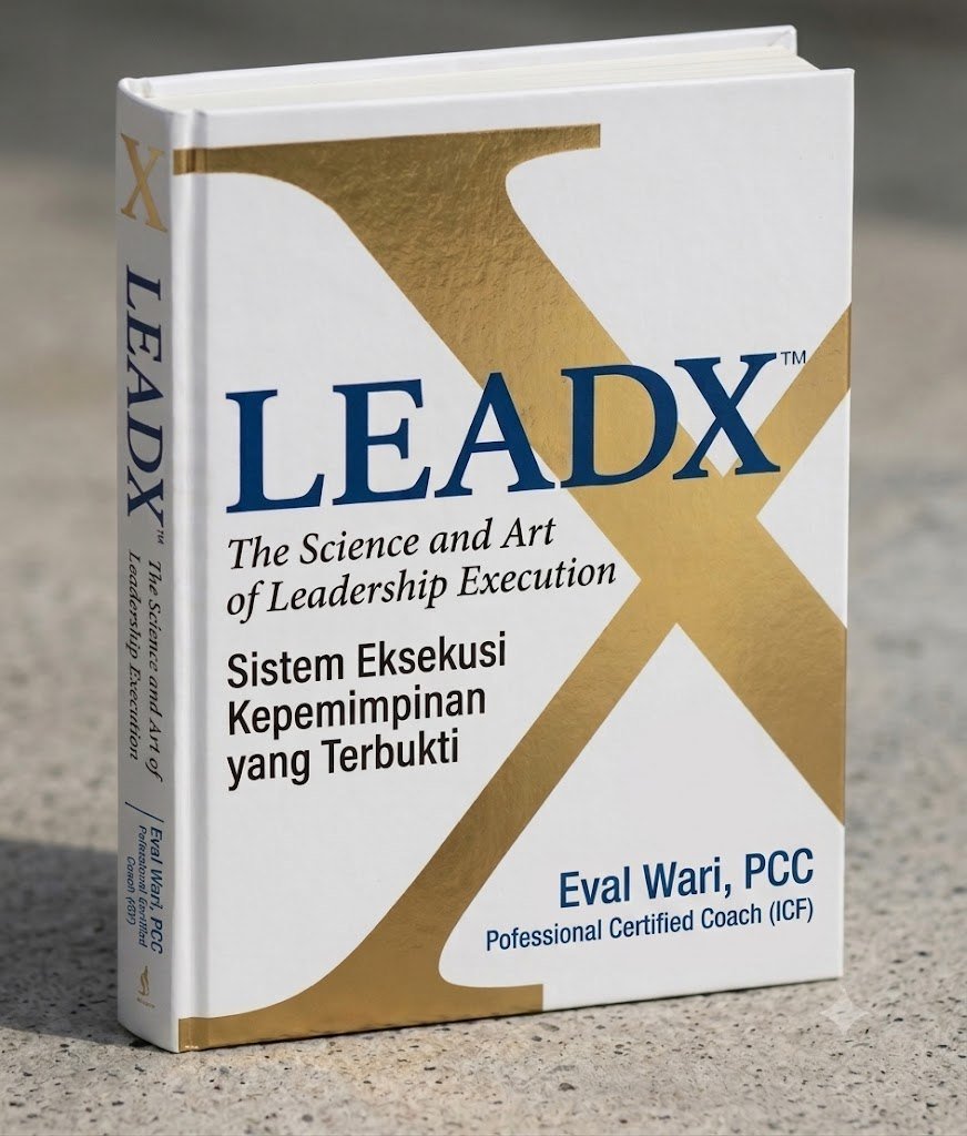 Sampul buku LEADX — The Science and Art of Leadership Execution oleh Eval Wari, PCC